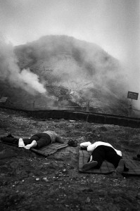 Cancer patient bathing in radiation, from the series Ten Disciples, 2016 © Tsutomu Yamagata, courtesy FOCUS Photography Festival, 2017